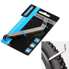 TOOPRE  3Pcs Cycling Tire Lever Pry Up Tool Mountain Bicycle Type Metal Pry Bar Stainless Steel Bike Wheel Remover Repair Tools