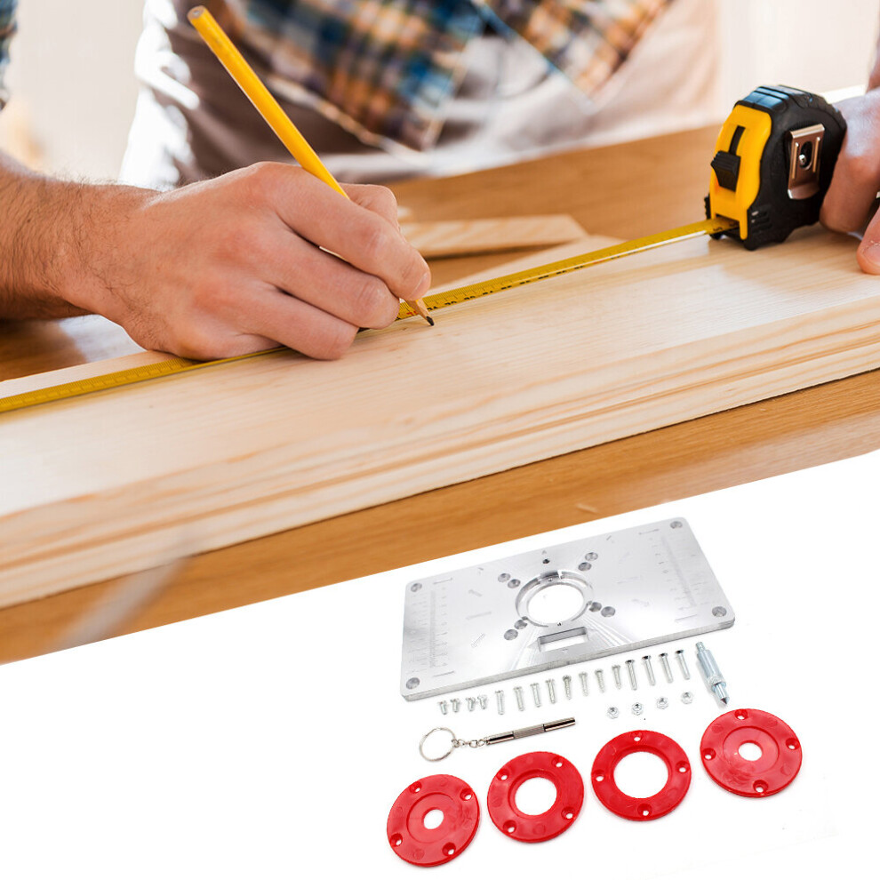 Multifunction Router Table Insert Plate Woodworking Bench Trimming Engraving For Woodworking Accessories Tool 5063131285048
