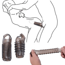 Men's Ring Silicone Ring Cock Reusable Enlargement Delayed Ejaculation Penis Extender Condoms Sex Toys For Couple Intimate Goods
