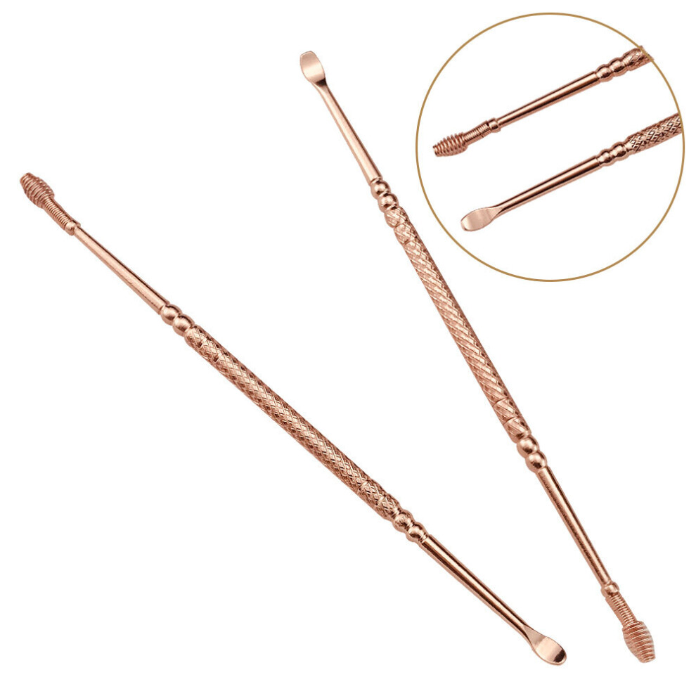 Wejoy Spiral Massage Ear Pick 360 Spiral Ear Wax Remover Ear Canal Cleaner Stainless Steel Flexible Design Ear Care Tools