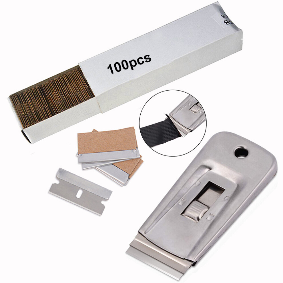 Ehdis Razor Blade Scraper Cleaning Tool Ceramic Glass Window Clean Squeegee Car Stickers Remover Carbon Steel Blade Vinyl Wrap 5063131285116