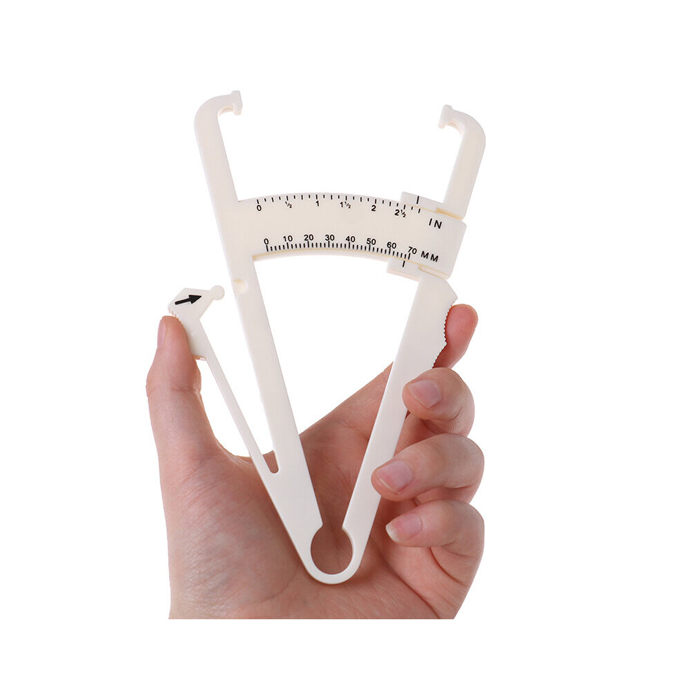 Wejoy 1Pcs 70Mm Body Fat Monitor Skinfold Caliper Fat Tester Measurement Tape Measurement Weight Lose Slimming Measure Tool