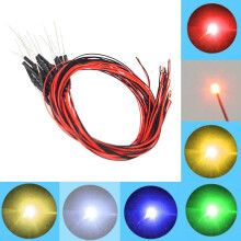20pcs 30cm Led Lamp Wire Models Set for Miniature Dollhouse Garden Accessories