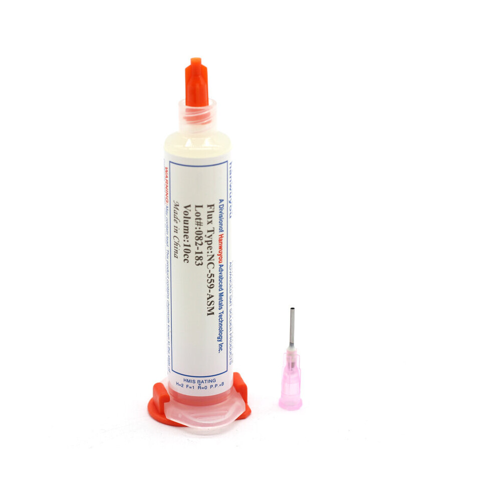 10Cc Nc-559-Asm Flux Paste Lead-Free Solder Paste Solder Flux + Needles 5063131240962