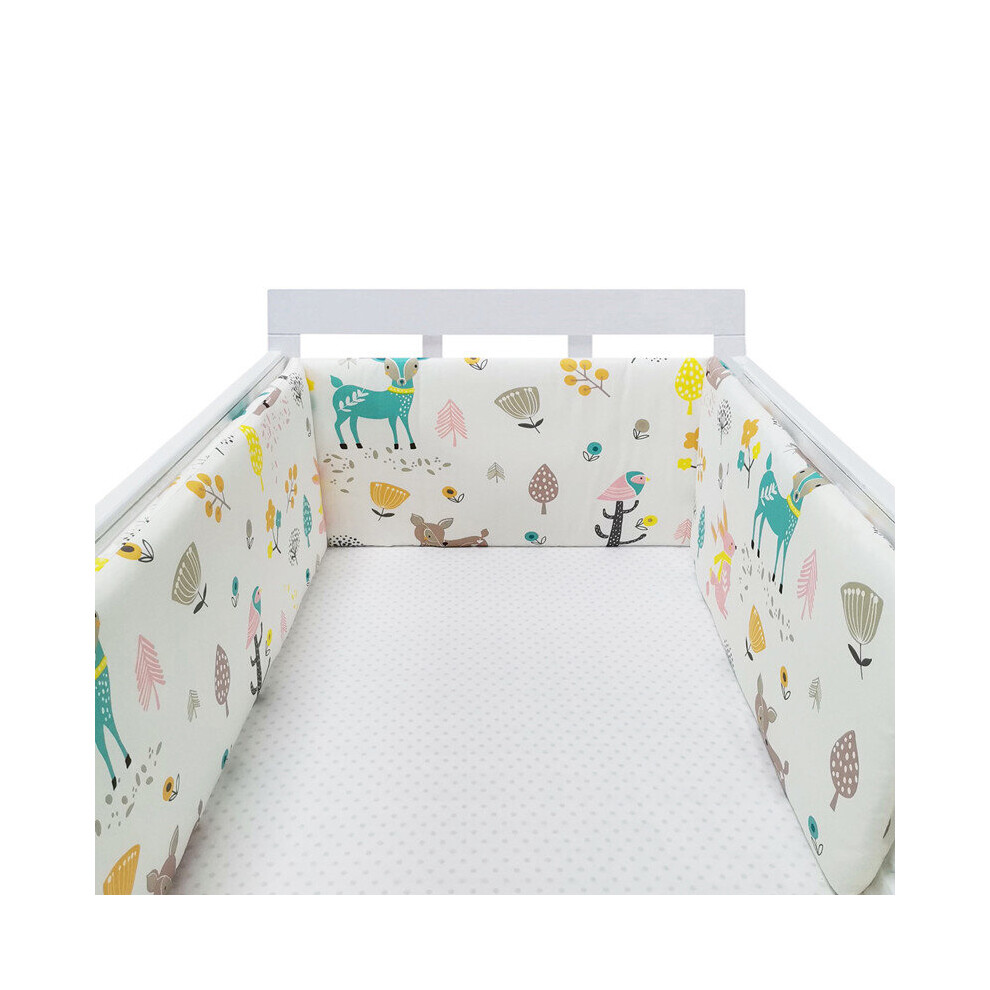 Collapsible Star Design Baby Bed Bumper Cotton Baby Crib Protection Pad Multicolor Cot Bumpers In Crib For Newborns Light Wejoy