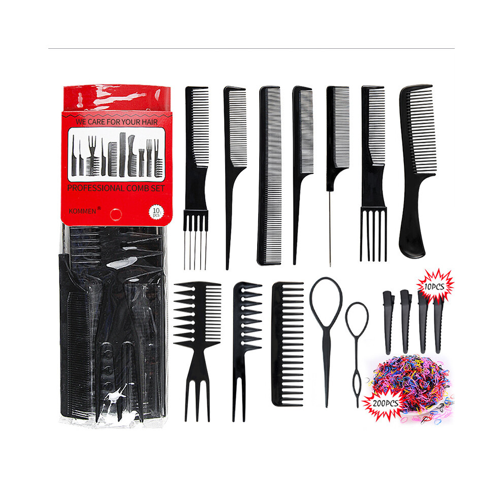 Wejoy Unisex Pheaya Stylist Comb Set Portable Hairdressing Tool Anti-Static Detangler Comb Barber Styling Tool Hair Brush Woman