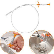 85cm/60cm 3/4 Claw Spring Grip Narrow Bend Curve Grabber For Picking Up Nuts And Bolts Long Reach Flexible Pick Up Tool