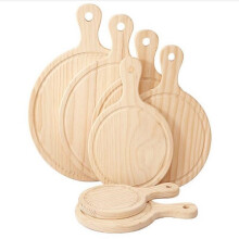 Pine Wood Pizza Plate 11inch (28cm) 12inch (30cm) 13inch (33cm) Natural Color Pizza Tray Wooden Pizza Board