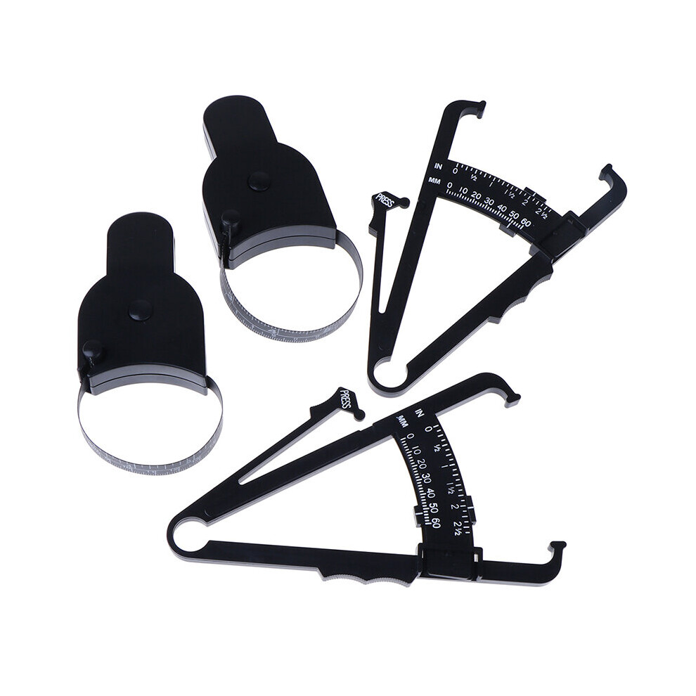 Wejoy 70Mm Skinfold Body Fat Caliper Set With Measure Tapebody Skinfold Measurement Tool Body Fat Monitors Body Fat Tester
