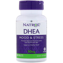 Natrol DHEA Mood & Stress 50 mg 60 Tablets