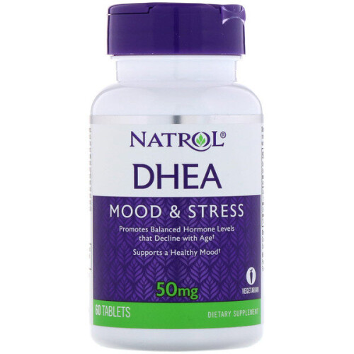 Natrol DHEA Mood & Stress 50 mg 60 Tablets 1