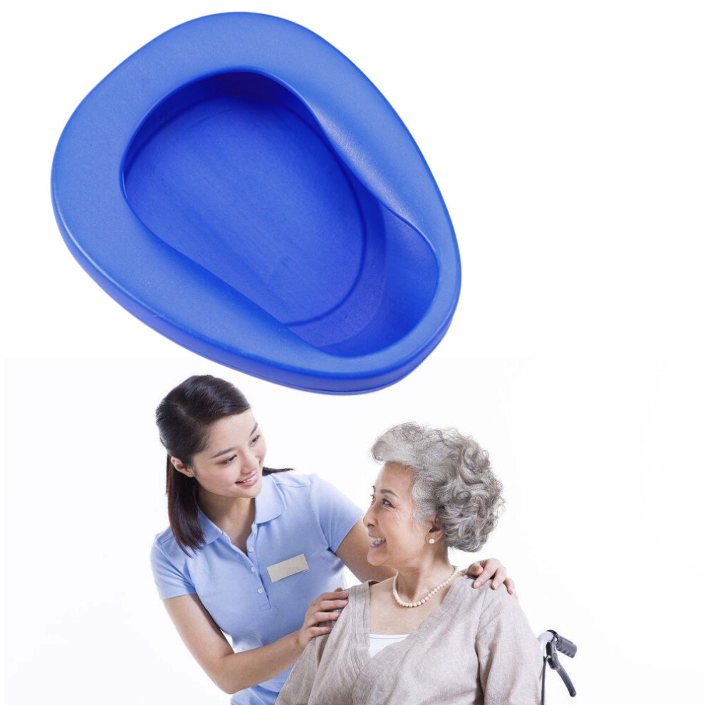 Wejoy Blue Thicken Bed Pan Bedridden Paralyzed Elderly Care Bedpan Toilet Bowl (Blue)