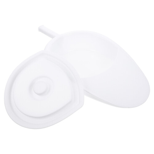 Handled Urine Container Portable Bed Pan Bedridden Patient Urinal for Nursing