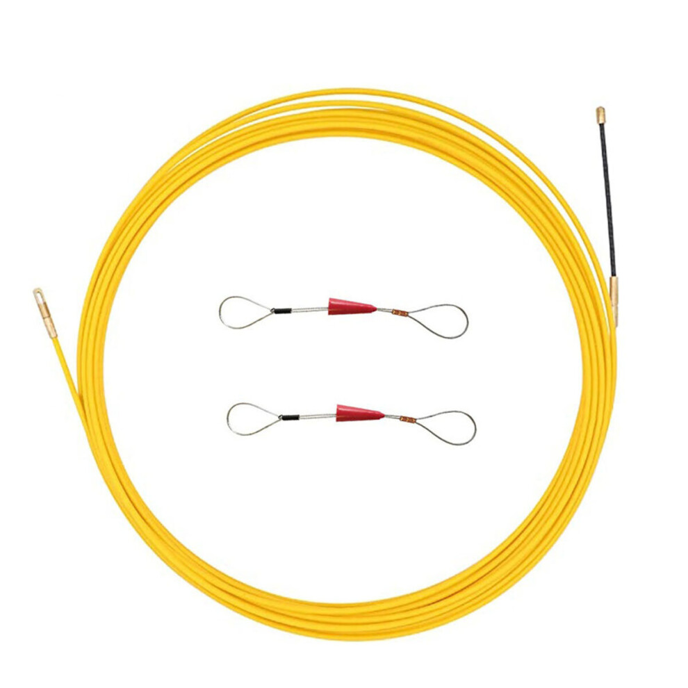 30M Nylon Fish Tape Wire Cable Rod Draw Push Puller Electrician Duct Rod Tools For Through The Wall 5063131278811