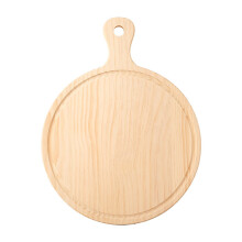 Wooden Round Pizza board with Hand Pizza Baking Tray Stone Cutting Board Platter Pizza Cake tray 6/7/8/9/10/11/12 inch