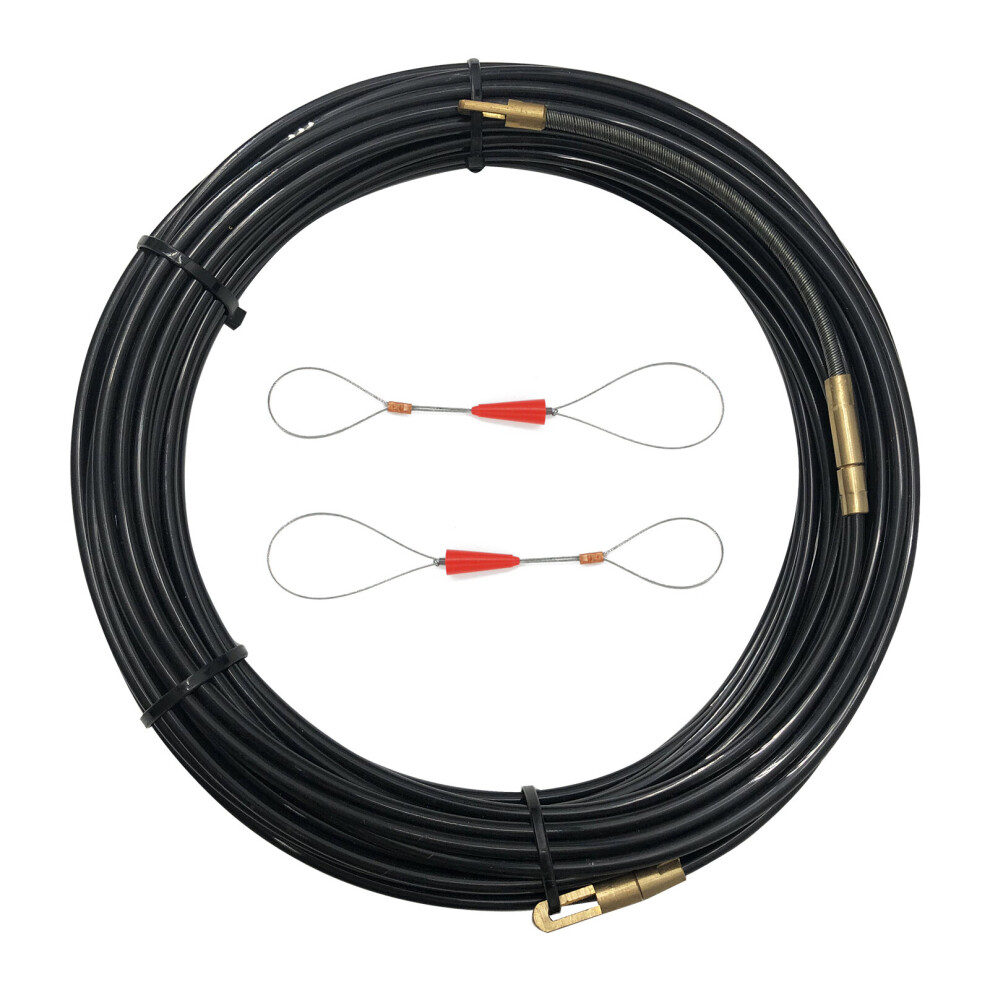 Nylon Cable Puller Wire Fish Tape Rod Draw Push Puller Lead Device Construction Electrician Duct Rod Hand Tools Guide Device 5063131278804