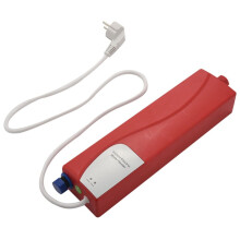 3000 W Electronic Mini Water Heater, Without Tank, With Air Valve, 220 V, With EU Plug, For Home, Kitchen, Bath, Red, Socialme -