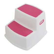 2 Step Stool for Kids Toddler Stool for Toilet Potty Training Slip Bathroom Kitchen PAK55