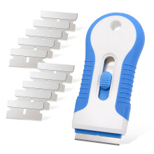 Car Wash Window Glass Sticker Clean Razor Scraper Ceramic Razor Blade Tint Vinyl Wrap Glue Squeegee Remover Cleaner
