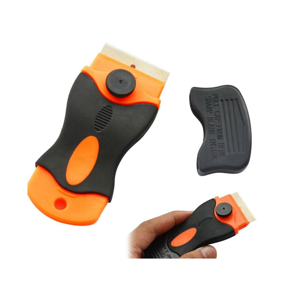 Mini Plastic Handle Razor Scraper + Blade Removal Ceramic Glass Window Colloid Sticker Remover Edge Spatula Tool 5063131285222
