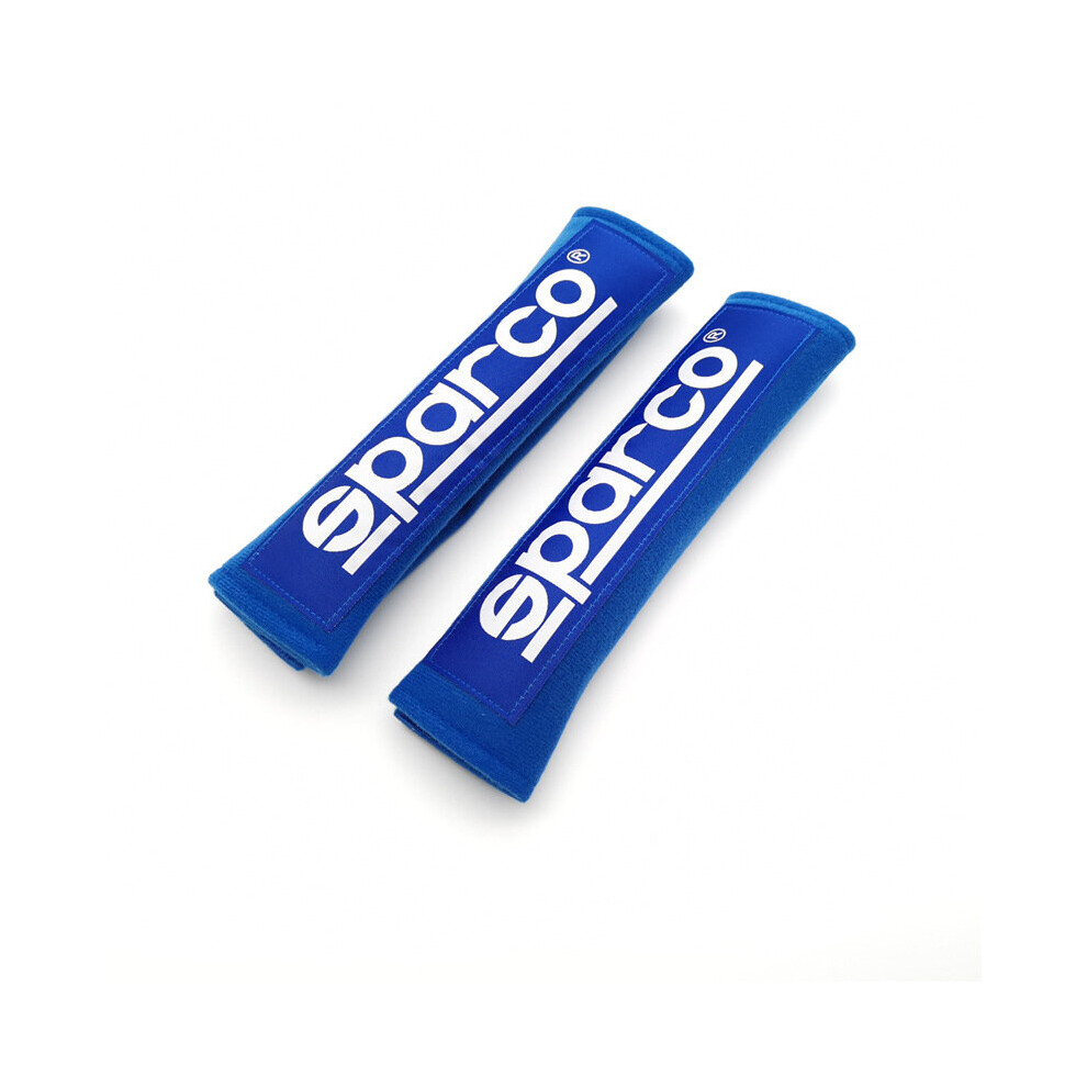 2Pcs/Pair Sparco Logo Knitting Cotton Car Safety Seat Belt Cover Driver Shoulder Protector Auto Accessories Universal 5063131288384