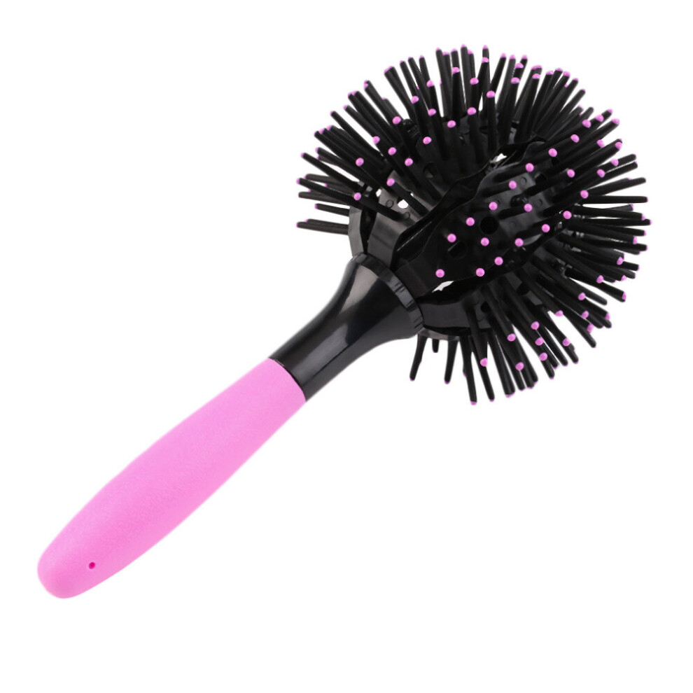 Wejoy 3D Round Hair Brushes Comb Salon Make Up 360 Degree Ball Styling Tools Magic Detangling Hairbrush Heat Resistant Hair Comb