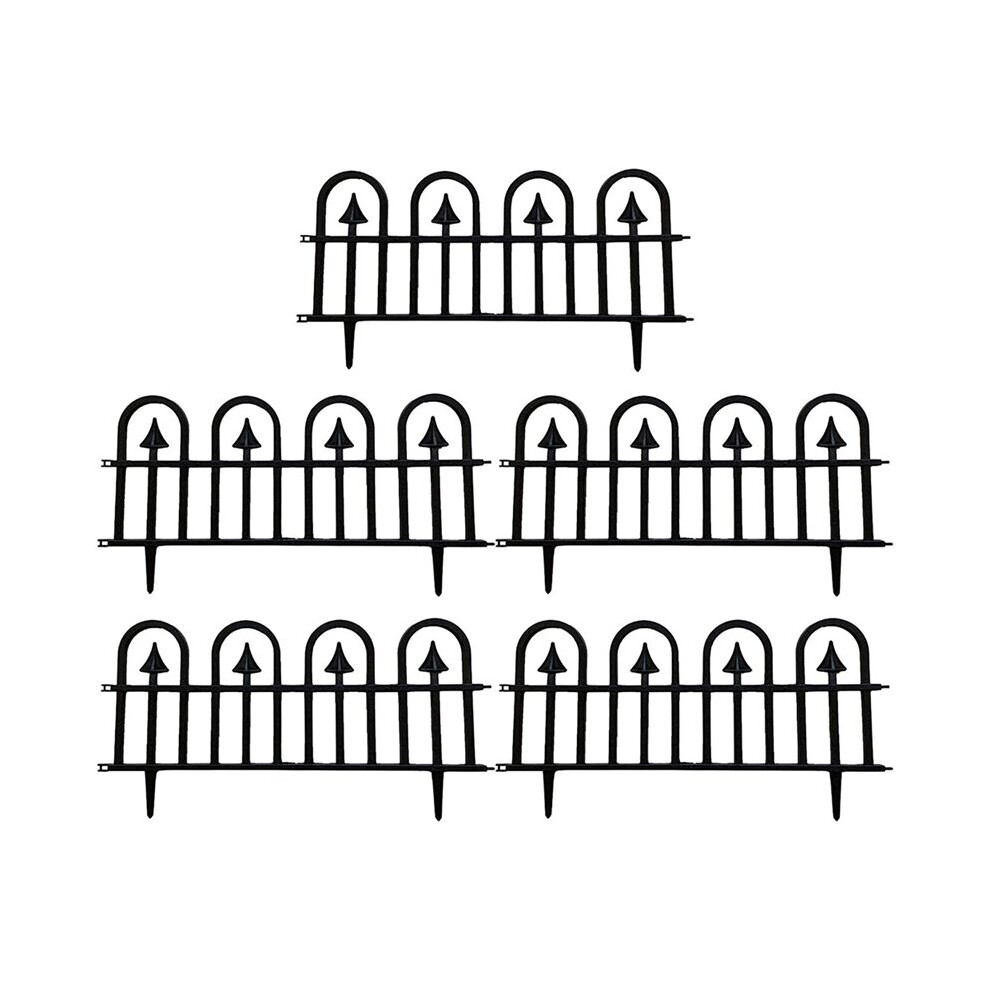 5Pcs Fencing For Yard, Garden Fence - Landscape Garden Border Edging Barrier Patio Flower Bed Animal Barrier 5063131244489