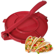 8 Inches Pie Foldable Portable Aluminium Alloy Baking Tool Gadgets DIY Bakeware With Handle Accessories Tortilla Press Maker