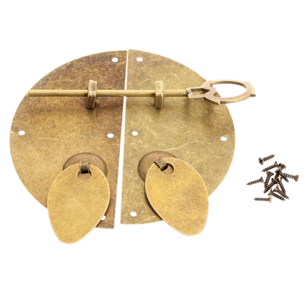 1Pc Pull Handle Chinese Handle Furniture Hardware Door Knocking Knocker Pull Vintage Lock Catch 5063131204582