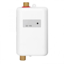 Electric Water heater White Mini Tankless Instant Hot Water Heater Bathroom Kitchen Washing for Hot and Cold Dual-use Chauffe