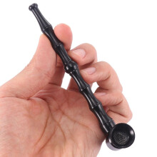 Bamboo Shape Long Tobacco Stems Smok Metal Pipes Portable Creative Smoking Pipe Herb Tobacco Pipe Gift Narguile Grinder