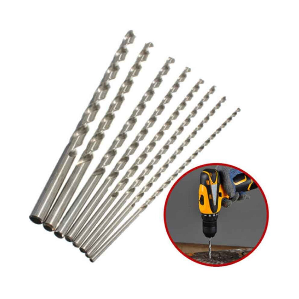 2-6Mm Length160/200/250/300Mm Extra Long Hss Drill Bit Set Holesaw Hole Saw Cutter Drilling Kit For Wood Steel Metal Alloy 5063131288483
