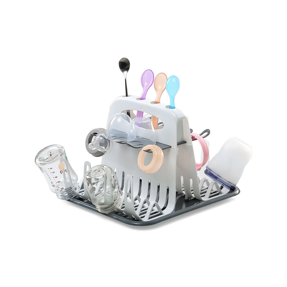 Portable Cleaning Dryer Baby Milk Bottle Drying Rack Bottle Dryer Holder For Feeding Bottles Accessories Drain Tray Water Cup Wejoy