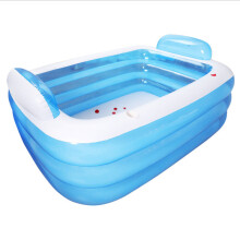 Large Inflatable Bath Tub Double Adults Portable Plastic Bathtub Hot Tub PVC Inflatable Bathtub Folding Spa Tub