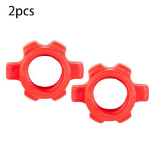 High Quality Dumbbell Bar Plug Barbell Handbell Bar Clip Lock Screw Nut Plastic Hexagonal Double Groove Female Fitness Training