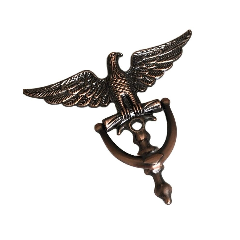 Antique European Eagle Door Knocker Zinc Alloy Decorative Doorknocker Door Handle Latch Antique Gate Ornate Home Office 5063131204667