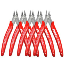 Blue/Red 170 Wire Cutter DIY Trimmer Diagonal Side Cutting Cable Nippers Red Blue Pliers Hand Mini Snips Flush Nipper Trimmer