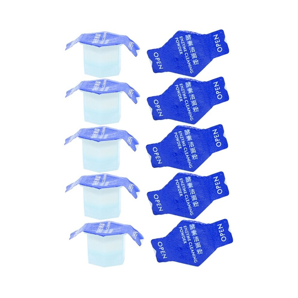Wejoy 10Pcs Acid Enzyme Face Washing Powder Shrink Pores Facial Cleanser Remove Blackheads Oil-Control Facial Cleansing Powder