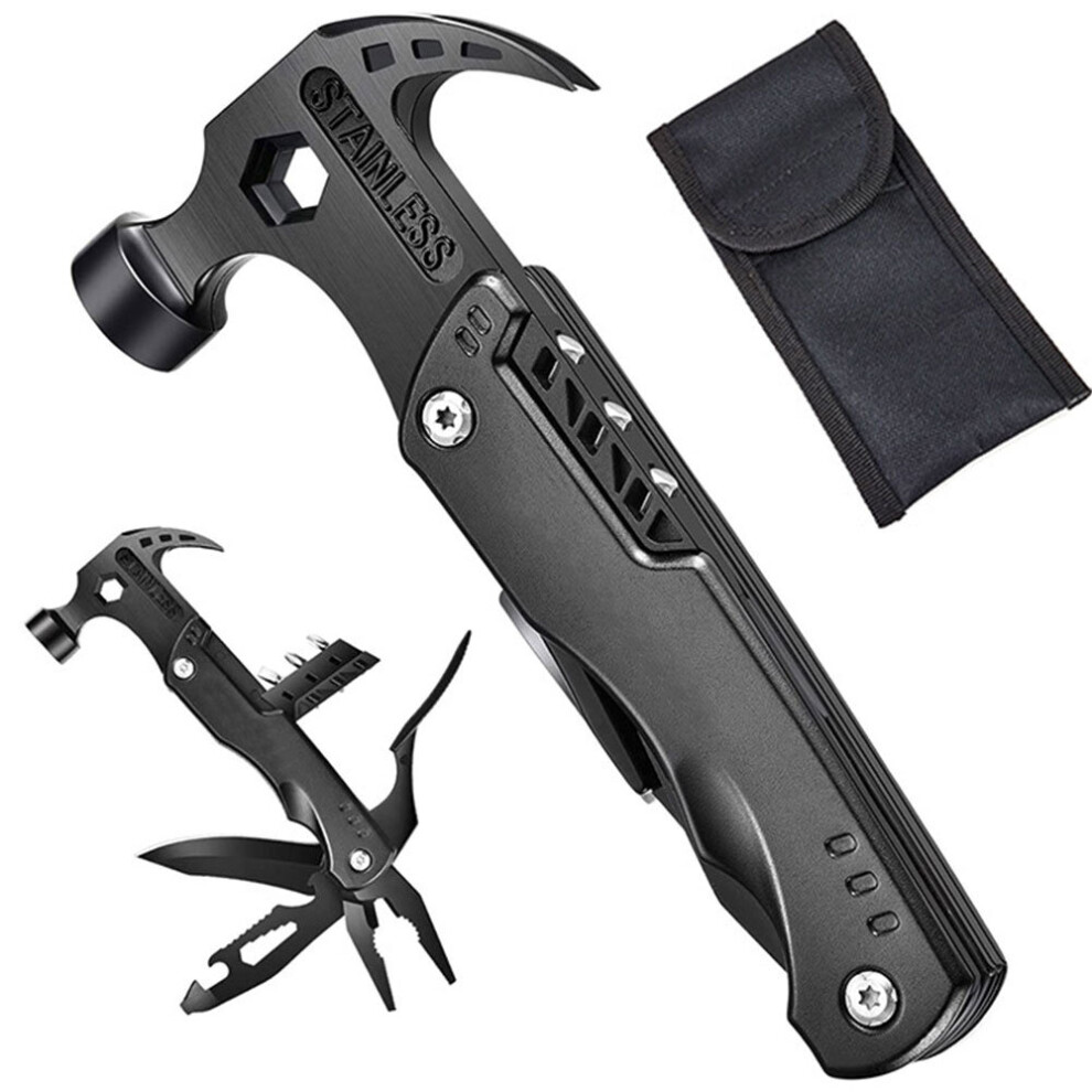 Portable Pocket Multitool Claw Hammer Stainless Steel Tool With Nylon Sheath Outdoor Survival Camping Hunting Hiking Equipment 5063131248401