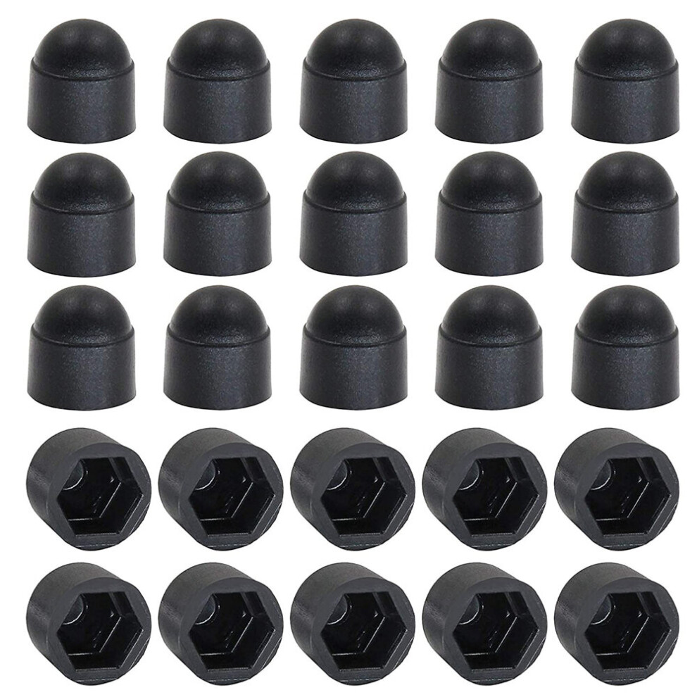 50 Pieces In Bag M4 M5 M6 M8 M10 M12 Bolt Nut Dome Protective Cap Cover Exposed Hexagonal Plastic 5063131252187
