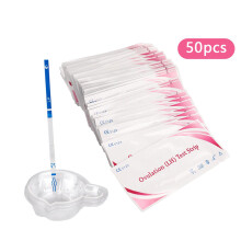Fertility For Woman Ovulation Strip 50 PCS Easy Home Rapid Ovulation Test Kit 25miu With Urine Cups Fast Shipping With 24 Hours