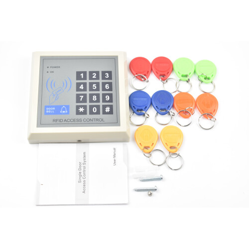 RFID Access Control System Device Machine Security 125Khz RFID Proximity Entry Door Lock 1000 user Card Reader Door Lock System 1