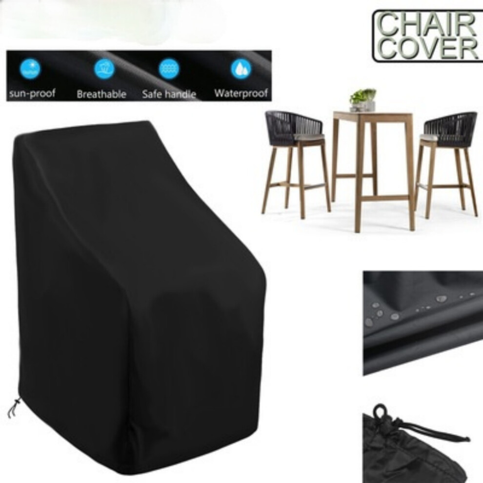 Waterproof Patio Chair Cover Heavy Duty Dust Rain Cover Outdoor Garden Yard Patio Furniture Protective Cover Waterproof cover-image-OPC-PBNKRFK-NEW