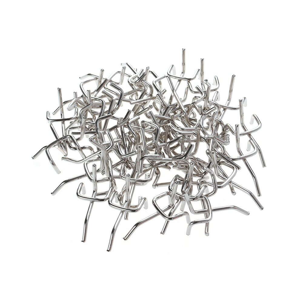 50Pcs Durable Carbon Steel Practical Pegboard Hooks Garage Workshop Storage Garage Work Shop Organization Display Hanging Tool 5063131181111
