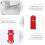 1pc Wall Mounted Fire Extinguisher Hanger Iron Fire Extinguisher Rack for Home 4