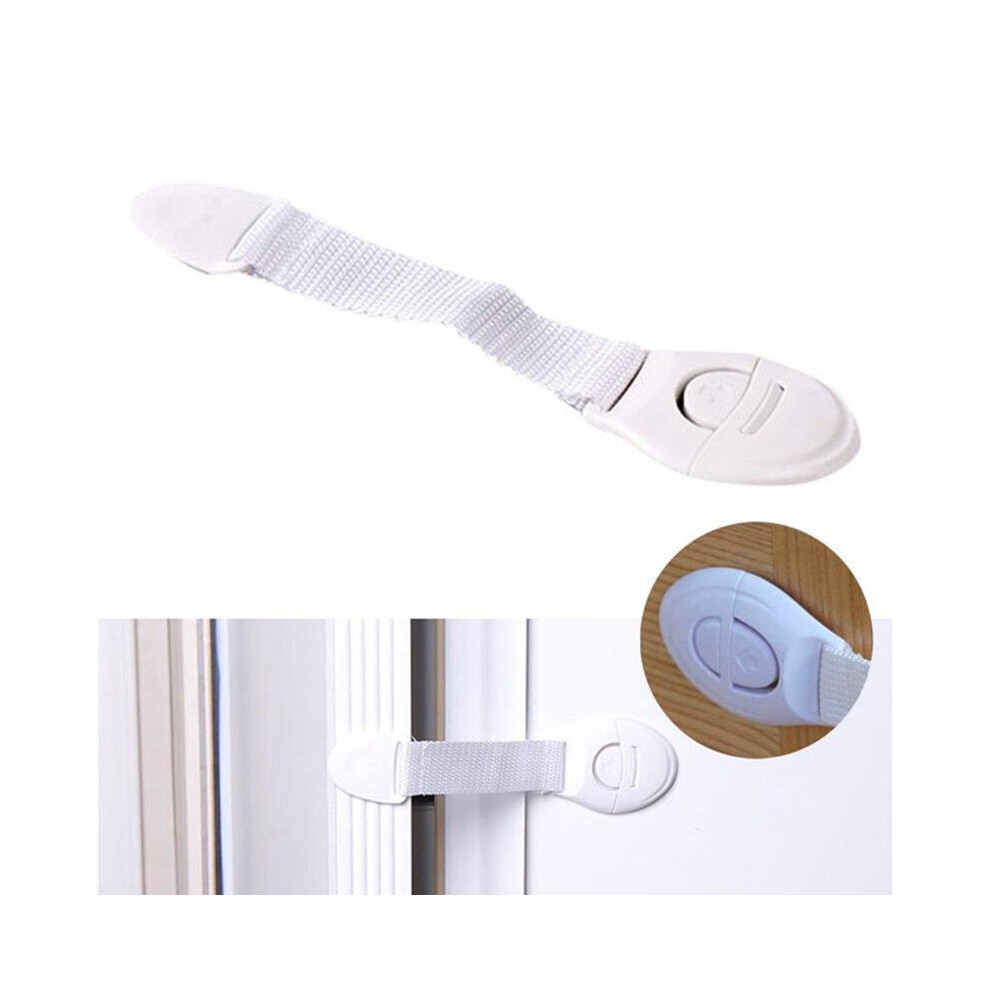 9Pc Child Baby Infant Adhesive Safety Locks Latches Door Cabinet Locks White Wejoy