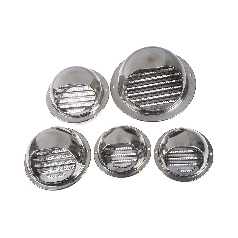 Wall Air Vent Grille Ducting Ventilation Extractor Outlet Louvres Hemisphere 70Mm, 80Mm, 100Mm, 120Mm, 150Mm 5063131255898
