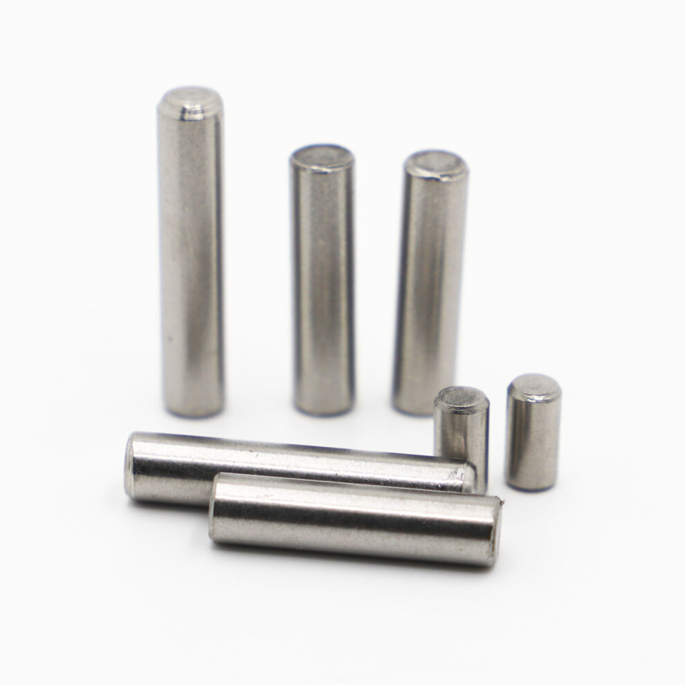 5/10/20/50Pcs M1 M1.5 M2 M2.5 M3 M3.5 M4 M5 M6 Gb119 304 Stainless Steel Cylindrical Pin Locating Dowel 5063131233698