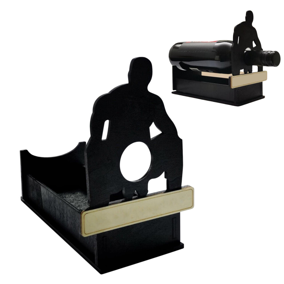 Barry Wood Wine Bottle Holder Single Tabletop Wine Holder Adult Creative Decoration Tabletop Wine Holder Adult Creative-image-OPC-PBNKS5T-NEW