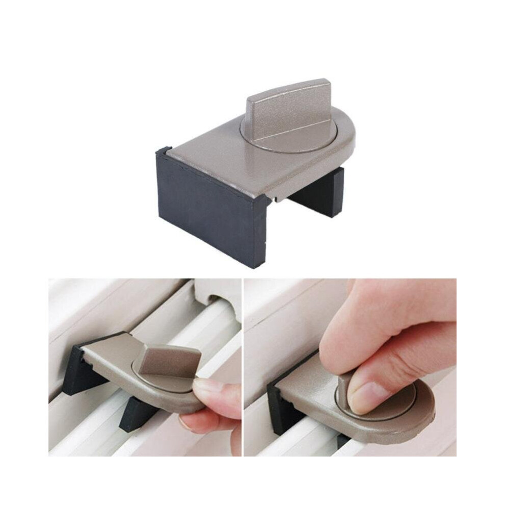 Adjustable Locks On Windows Baby Security Door Latch Mobile Window Insurance Lock Anti-Theft Protection Lock Window Stoppers Wejoy